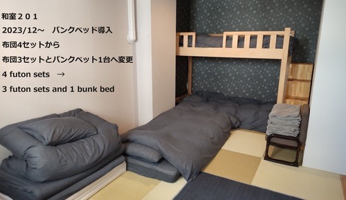 Chambre Tradition (JPN Style for 4 Guests with Toilet)