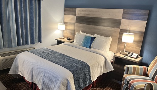 Chambre Standard, 1 grand lit, non-fumeurs, réfrigérateur et four à micro-ondes