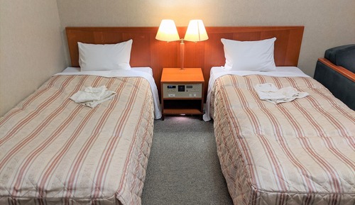 Chambre avec lits jumeaux