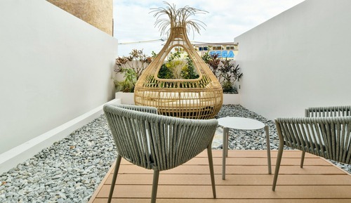 Chambre Supérieure, non-fumeurs, vue jardin (3 Beds)