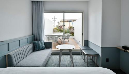 Chambre avec lits jumeaux, non-fumeurs, vue jardin