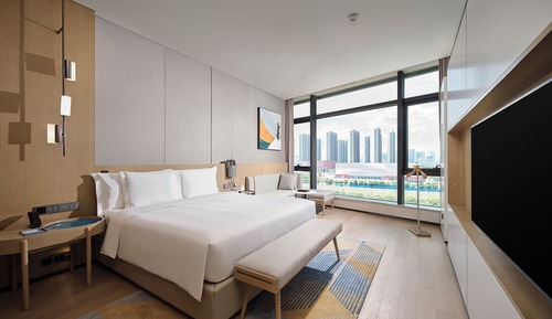 Chambre Premium, 1 très grand lit (Football Stadium View)