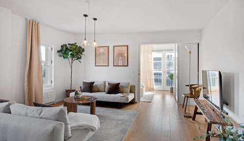 Appartement, 2 chambres, vue ville