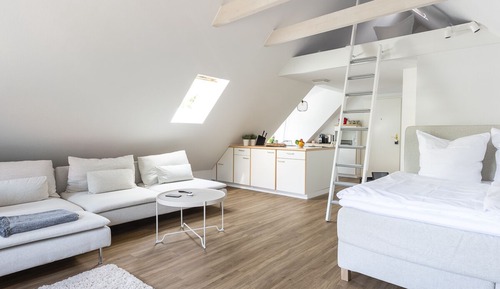 Appartement, salle de bains attenante