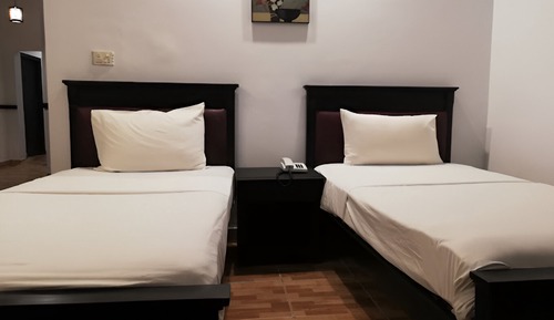 Chambre avec lits jumeaux