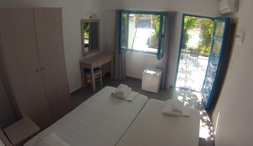 Chambre avec lits jumeaux, vue mer (Veranda)
