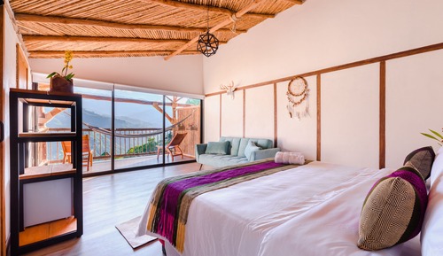 Cabane Deluxe, balcon