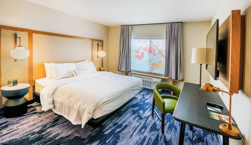 Chambre, 1 très grand lit (Mobility Accessible, Roll-in Shower)
