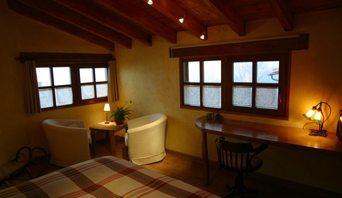 Chambre Double Supérieure, bain à remous, vue montagne