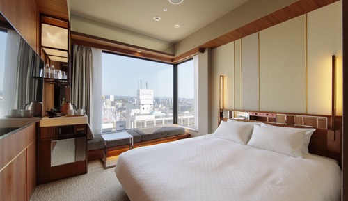 Chambre, 1 grand lit, non-fumeurs (Corner)