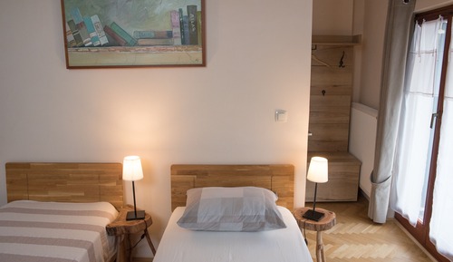 Chambre Deluxe Double ou avec lits jumeaux, balcon (1)