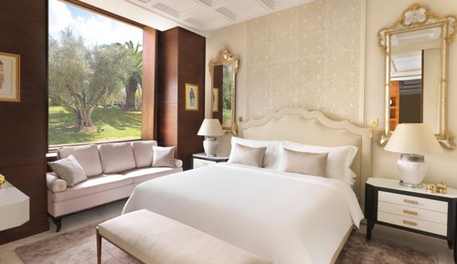 Chambre « Premier », 1 très grand lit, terrasse, vue jardin