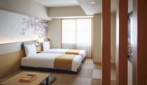Chambre Deluxe avec lits jumeaux, non-fumeurs (with Tatami Area)