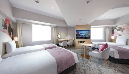Chambre Quadruple, non-fumeurs (C/I after 18:00, with Onsen Ticket)