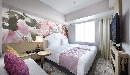 Chambre avec lits jumeaux, non-fumeurs (C/I after 18:00, with Onsen Ticket)