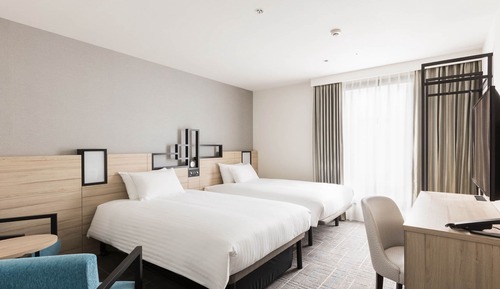 Chambre Deluxe avec lits jumeaux, non-fumeurs (Separate Bath and Toilet, 2 pax)