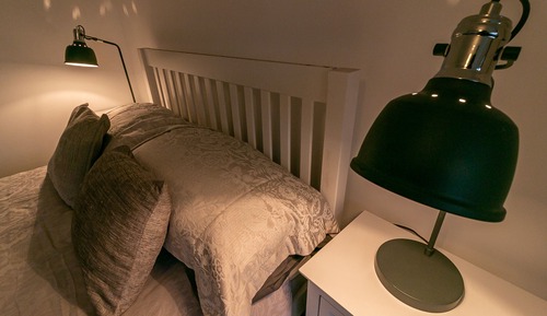 Chambre Double Deluxe, salle de bains commune, vue jardin (Mulberry Room )