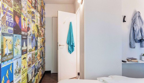 Chambre, 1 lit double, salle de bains privée