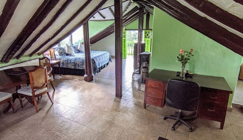 Chambre Double Deluxe, 1 très grand lit, cheminée (Altillo)