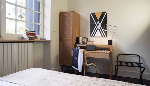 Chambre Double Confort, salle de bains privée, vue jardin (Petite Chambre 4)