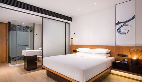 Chambre Deluxe, 1 très grand lit, vue ville