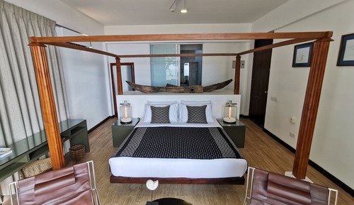 Chambre Premium, 1 très grand lit, non-fumeurs, vue mer