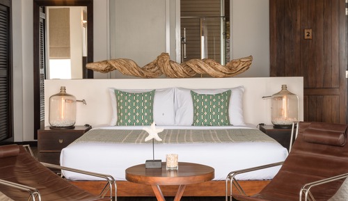 Chambre Premium, 1 très grand lit, non-fumeurs, vue mer