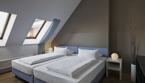 Chambre Supérieure Double ou avec lits jumeaux, plusieurs lits, non-fumeurs, coin cuisine