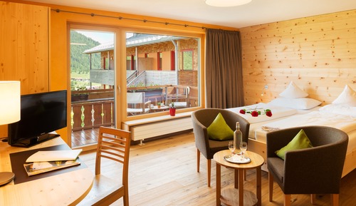 Chambre Confort, balcon, vue montagne