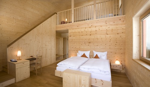 Suite Galerie, baignoire, vue montagne