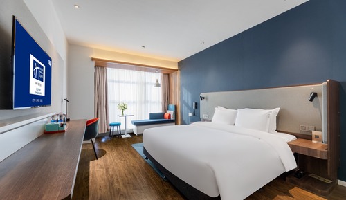 Chambre Deluxe, 1 très grand lit, vue ville