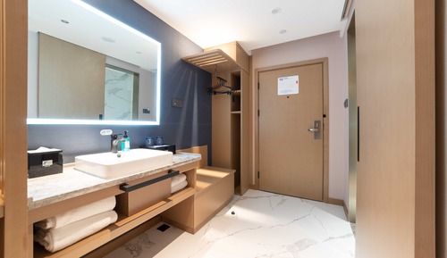 Chambre Standard, 1 très grand lit, vue ville (High Floor)