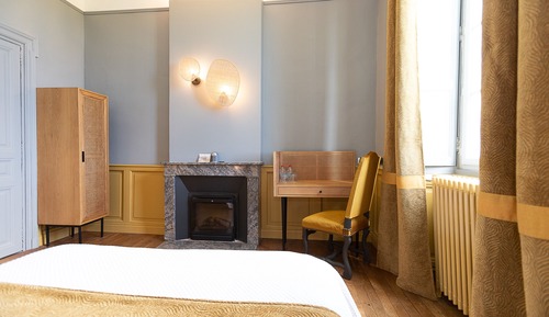 Chambre Double ou avec lits jumeaux, salle de bains privée (Escale Méditation)