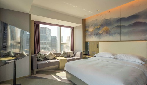 Chambre Familiale, vue ville
