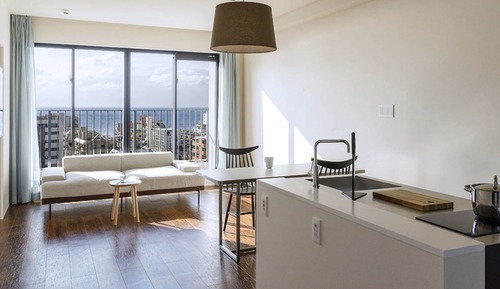 Appart'hôtel Deluxe, 2 chambres, non-fumeurs, vue océan