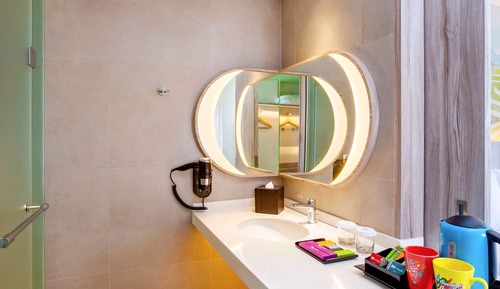 Chambre Supérieure, 2 lits une place, vue ville