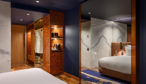 Chambre Deluxe, 1 très grand lit, vue fleuve