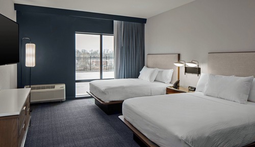 Chambre, 2 grands lits (Mobility Accessible, Roll-In Shower)