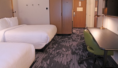 Chambre, 2 grands lits (Mobility/Hearing Accessible, Tub)