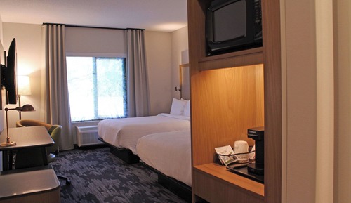 Chambre, 2 grands lits