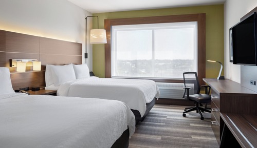 Chambre Standard, 2 grands lits, accessible aux personnes à mobilité réduite (Communications)