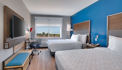 Chambre, 2 grands lits, accessible aux personnes à mobilité réduite (Hearing)