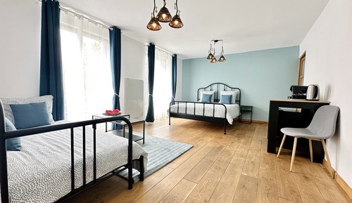 Chambre Quadruple Supérieure, 1 chambre, vue jardin
