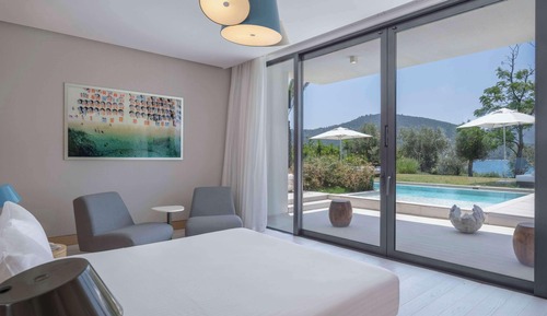 Suite Présidentielle, accès piscine (Aegean)