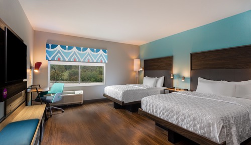 Chambre, 2 grands lits