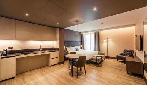 Studio, accessible aux personnes à mobilité réduite (The Hicks)