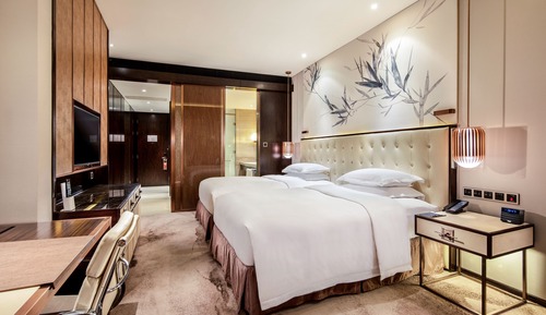 Chambre Exécutive avec lits jumeaux, accès salon affaires