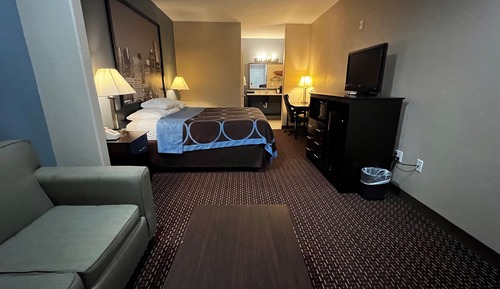 Chambre Standard, 1 très grand lit, accessible aux personnes à mobilité réduite (Mobility)