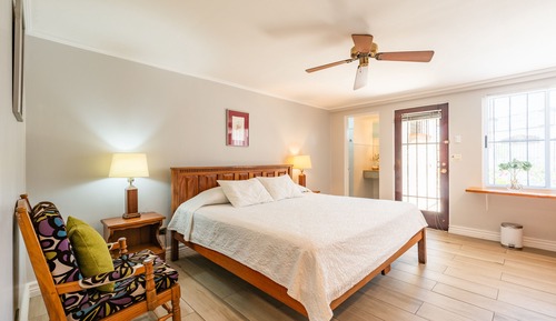 Chambre Double Supérieure, 1 très grand lit, vue jardin