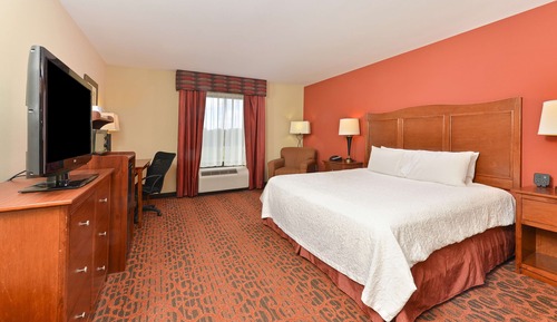 Chambre, 1 très grand lit, non-fumeurs (Mobility & Hearing - Roll-in Shower)